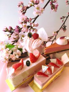 桜ケーキ